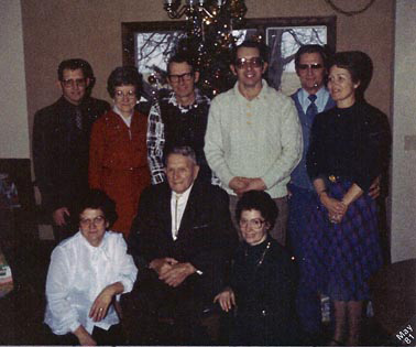 Frank Wendt and his children and their spouses 